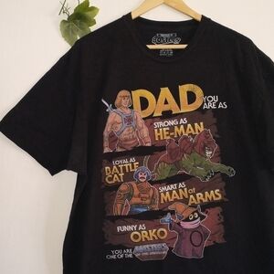 80's He-Man Dad Father's Day Vintage Retro Throwback 90's T Shirt 2XL